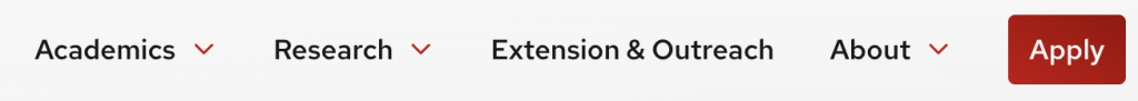 Example screenshot of a call to action "Apply" in the site menu.