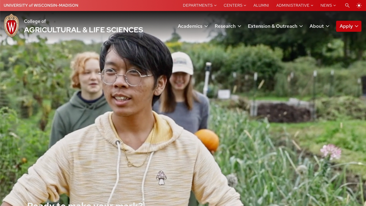 Screenshot of new CALSv4 theme